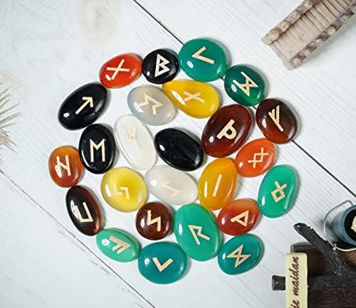 Crocon Seven Chakra Gemstone Tree Feng Shui Figurine Set