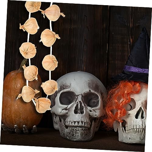 Realistic Garlic Garland Faux Garlic Wreath Decor