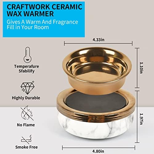 Mocosa Ceramic Wax Warmer 3-in-1 Electric Scented Candle Burner