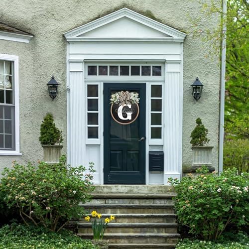 Billamb 26 Letter Front Door Welcome Wreath