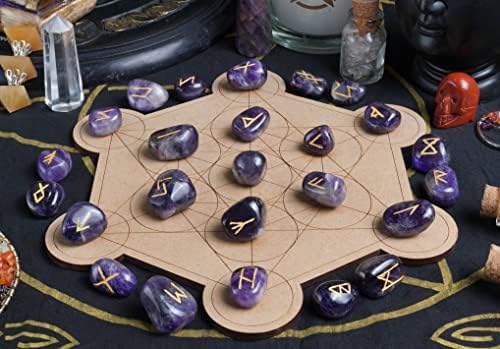 Crocon Seven Chakra Gemstone Tree Feng Shui Figurine Money Bonsai Set