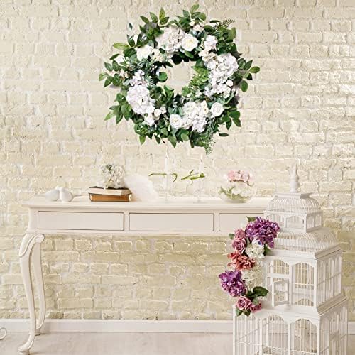 24 Inch Artificial Spring Summer Wreath for Front Door