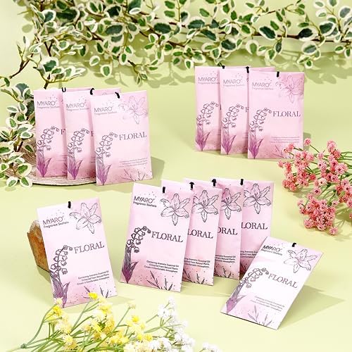 MYARO 12 Pack Scented Sachets for Closet and Drawer