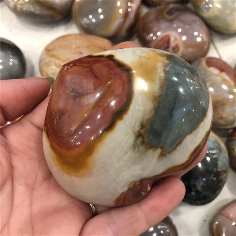 PEKMAR Natural Rough Sea Stone Heart Crystal Decoration Specimen 1pc 5cm