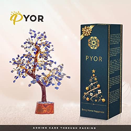 PYOR Lapis Lazuli Crystal Tree of Life Wall Decor