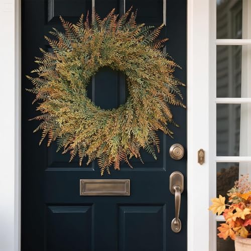 26 Fall Wreath for Front Door and Porch Decor