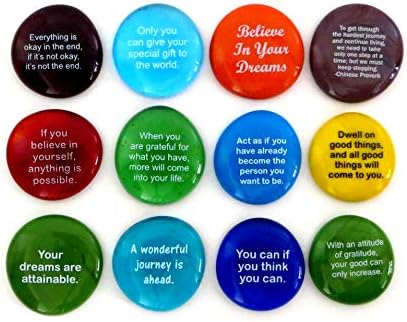 Destiny Stones 12 Glass Stones for Positive Future