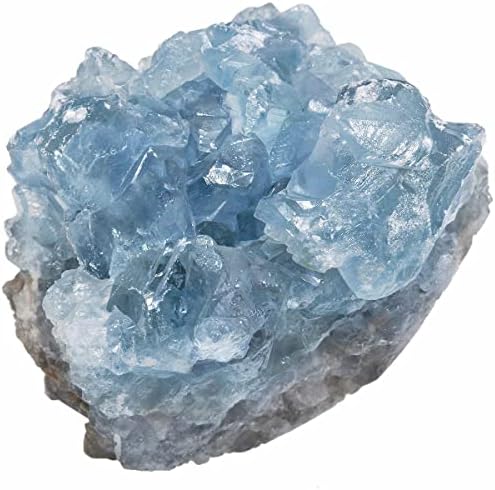 Rockcloud Blue Crystal Stones Desk Ornament Set Pack of 2