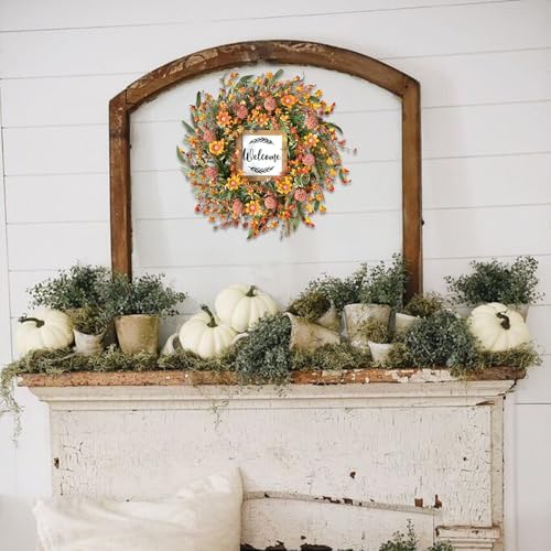 Idyllic Summer Wreath Front Door Autumn Decor