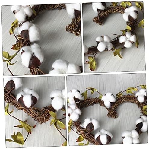 PRETYZOOM Heart-Shaped Cotton Garland for Home Decor
