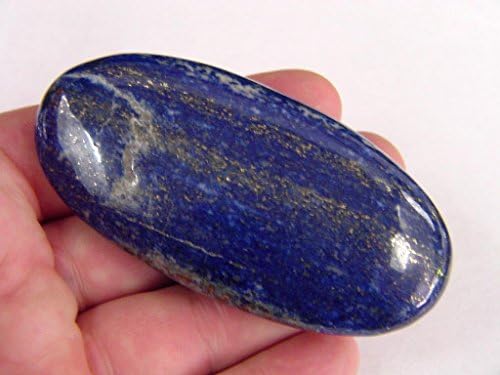 BUTW Lapis Lazuli Worry Palm Healing Stone Carving
