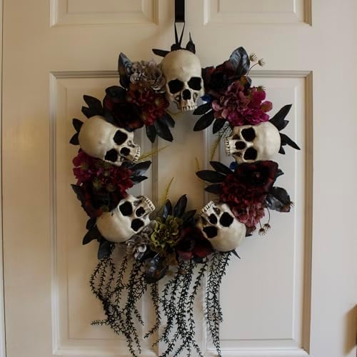 Haunted Hill Farm 24-Inch Halloween Wreath