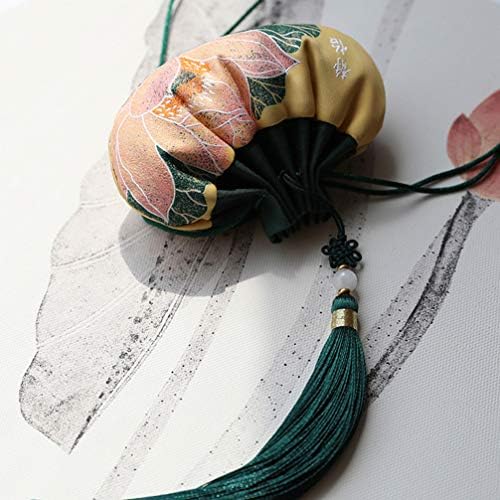JOEBO 1 Set Vintage Embroidery Silk Gift Sachet Bag with Tassel