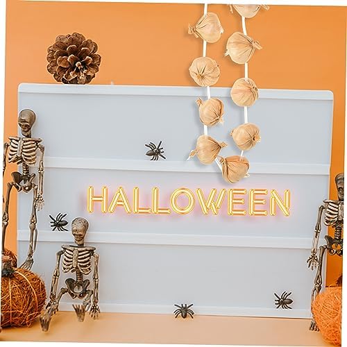 Cabilock Simulated Garlic String Wreath for Halloween Cosplay Stage Decorations