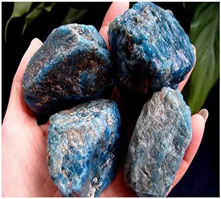 Blue Apatite Healing Crystal Rough Stones for Tumbling and Wire Wrapping