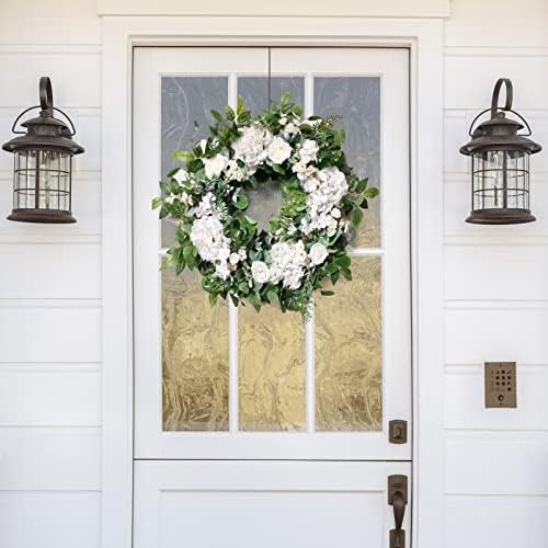 24 Inch Artificial Spring Summer Wreath for Front Door