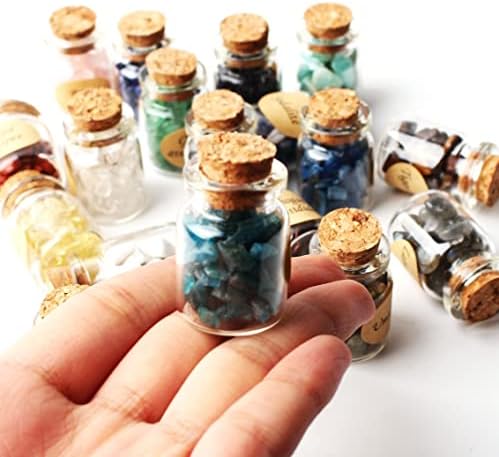Natural Crystal Stones 18Pcs Set for Meditation and Healing