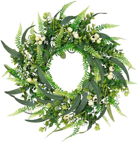 24 Inch Spring Wreath for Front Door Decor