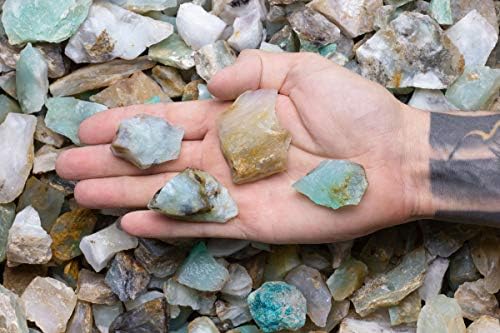Fantasia Natural Blue Opal Rough Stones 12 lb from Peru