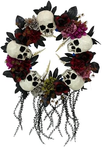 Haunted Hill Farm 24-Inch Halloween Wreath