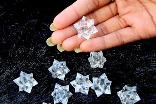 Jet Crystal Quartz Merkaba Star Healing Stone