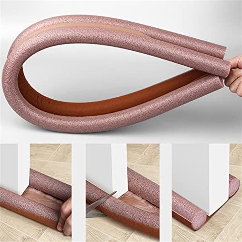 Oversized Foam Draft Stopper for Door Sealing 36 Inch Gray