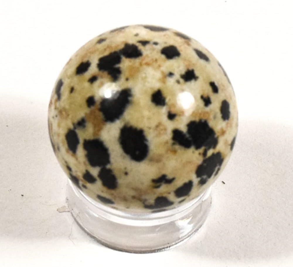 Dalmatian Jasper Sphere Natural Gemstone Decor Ball