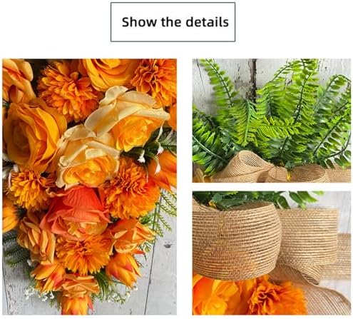 196inch Easter Carrot Wreath Artificial Decor