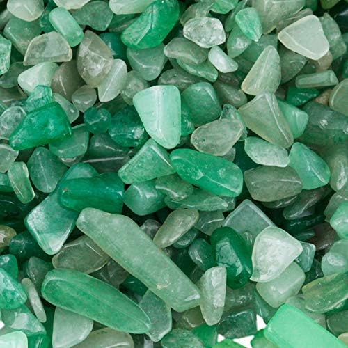 SUNYIK Healing Stones Green Aventurine Rose Quartz Chips