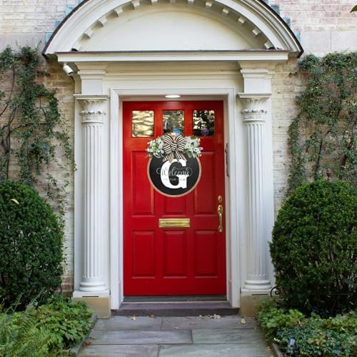 Billamb 26 Letter Front Door Welcome Wreath