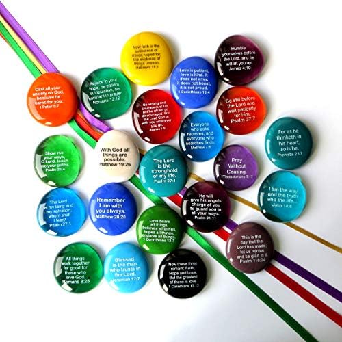 Lifeforce Glass Bible Verse Stones Set II