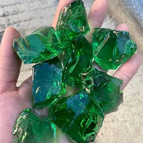 ASHDEL 1PC Sea Glaze Crystal Stone for Indoor Fountain