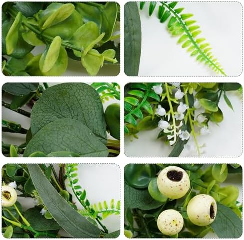 24 Inch Spring Wreath for Front Door Decor