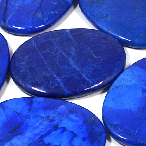 CrystalAge Lapis Howlite Palm Stone 70x50mm