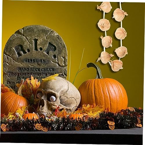 Realistic Garlic Garland Faux Garlic Wreath Decor