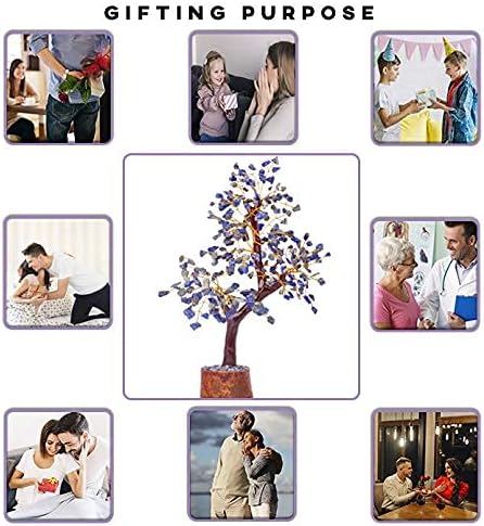 PYOR Lapis Lazuli Crystal Tree of Life Wall Decor