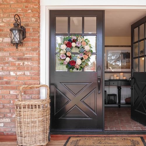 Bibelot 22 Inch Artificial Spring Floral Wreath
