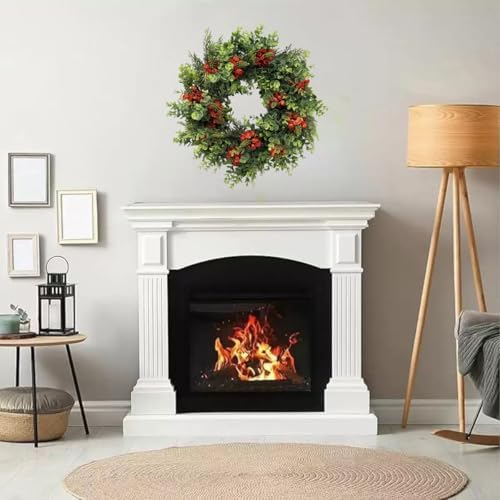 20 Inch Spring Summer Wreath for Front Door Decor