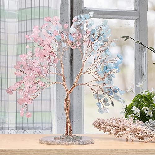 Rockcloud Pack of 2 Crystal Stones for Home Wedding Decor