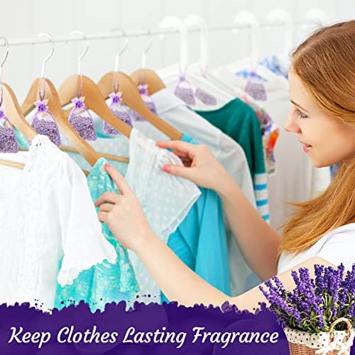 Demissle 160 Pcs Lavender Sachets for Home Fragrance