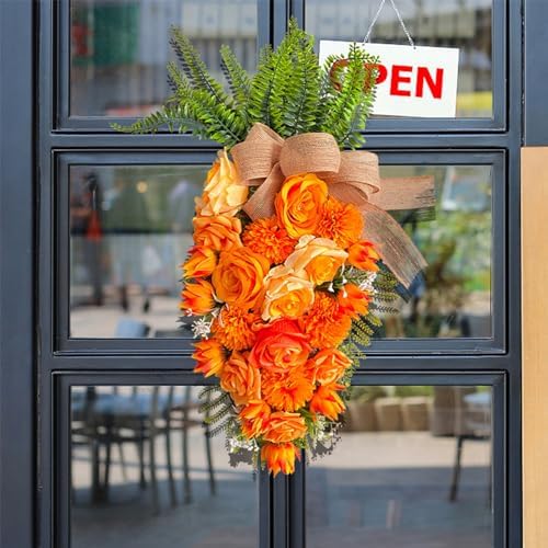 196inch Easter Carrot Wreath Artificial Decor