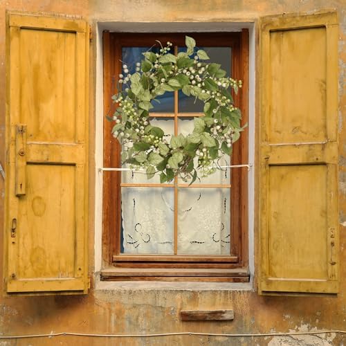 Spring Wreaths for Front Door 21 Inch Artificial Decor
