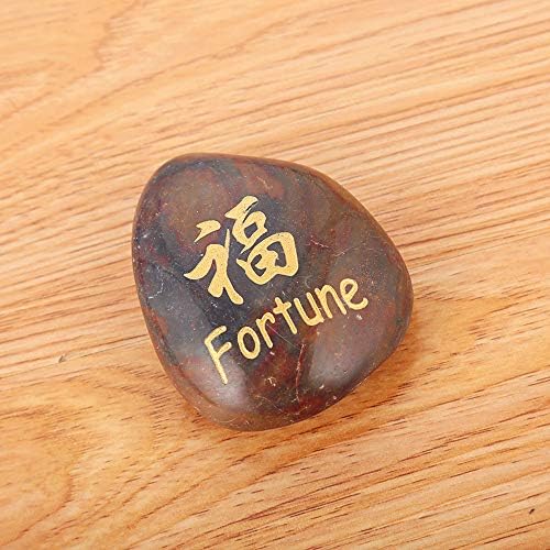 ROCKIMPACT 16PCS Kanji Engraved Stones for Feng Shui Zen Decor