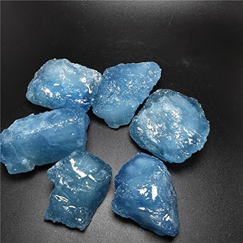 PEKMAR Natural Aquamarine Quartz Crystal Stones Blue 45-55g