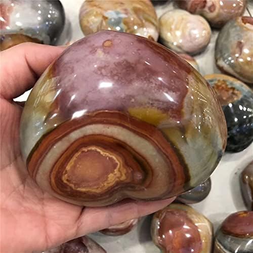 PEKMAR Natural Rough Sea Stone Heart Crystal Decoration Specimen 1pc 5cm