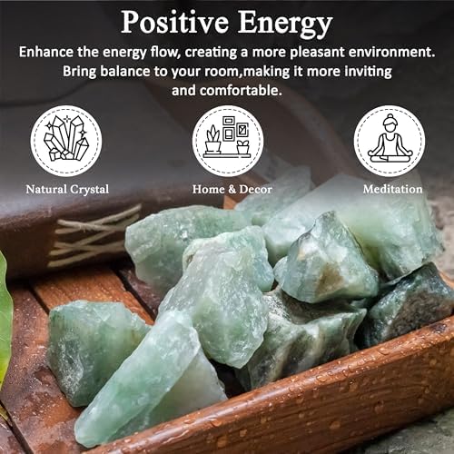 14 LB Green Jade Rough Stones for Chakra Balancing and Decor