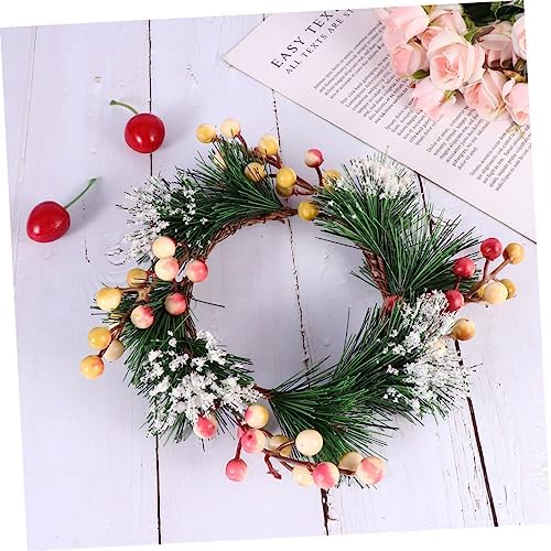 Cabilock Resin Berry Garland Wreath for Front Door