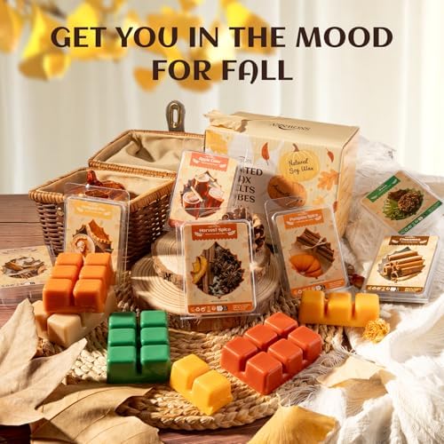 Snowsen Fall Wax Melts 8 Pack Soy Wax Cubes
