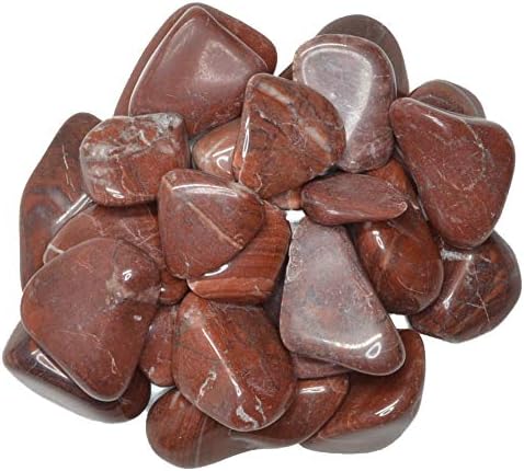 11 Lbs Red Striped Dolomite Tumbled Stones - Grade 1