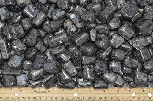 Fantasia 1 lb Hand Polished Larvikite Stones